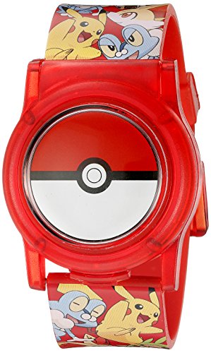 Product Cover Pokemon Kids Digital Watch with Flashing LED Lights and Flip Open Top Model: POK4186AZ