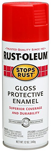 Product Cover Rust-Oleum 248568-6PK Stops Rust Spray Paint, 12-Ounce, Gloss Cherry, 6 Pack
