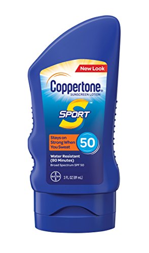 Product Cover Coppertone SPORT Sunscreen Lotion Broad Spectrum SPF 50 (3 Fluid Ounce) (Packaging may vary)
