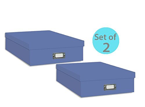 Product Cover Pioneer Jumbo Scrapbook Storage Box, Sky Blue (2)
