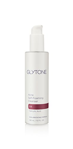 Product Cover Glytone Acne Self Foaming Cleanser with Salicylic Acid, Oil Free, Non-Comedogenic, Non-Irritating, 6.1 oz.