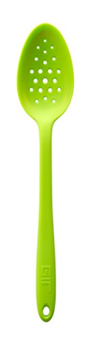 Product Cover GIR: Get It Right | Heat-Resistant up to 550¡F | Seamless, Nonstick Perforated Kitchen Spoons for Mixing, Cooking, and Stirring | Perforated - 13 IN, Lime