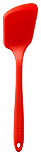 Product Cover GIR: Get It Right Premium Silicone Spatula Turner | Heat-Resistant up to 550°F | Nonstick Pancake Flipper, Egg Spatula, Kitchen Spatula | Mini - 11 IN, Red