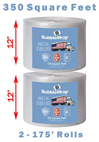 Product Cover Bubble Wrap 350'BUBBLE BUNDLE for Packing, Shipping, Moving by American Bubble Boy