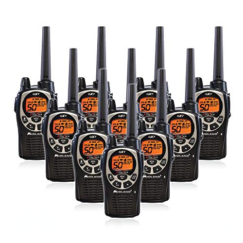 Product Cover Midland GXT1000VP4 36-Mile JIS4 Waterproof 50-Channel FRS/GMRS Two-Way Radio (10 Pack )
