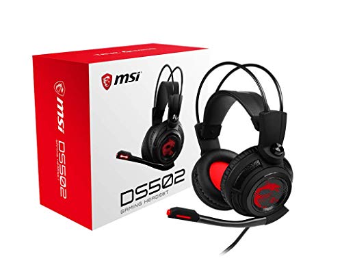 Product Cover MSI Gaming Headset with Microphone, Enhanced Virtual 7.1 Surround Sound, Intelligent Vibration System (DS 502)
