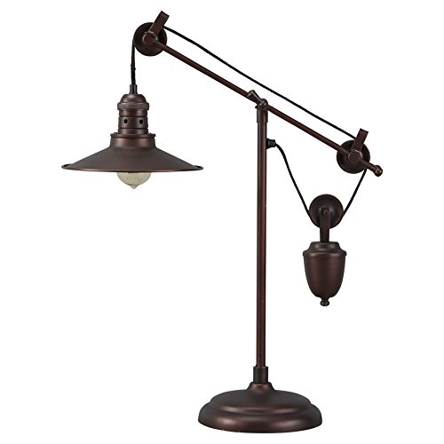 Product Cover Signature Design by Ashley - Kylen Desk Lamp with Metal Shade with in-Line Switch - Industrial - Bronze Finish