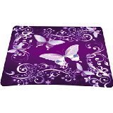 Product Cover Schoolsupplies Brand New Purple Butterfly Rectangle Non-slip Rubber Mousepad Gaming Mouse Pad