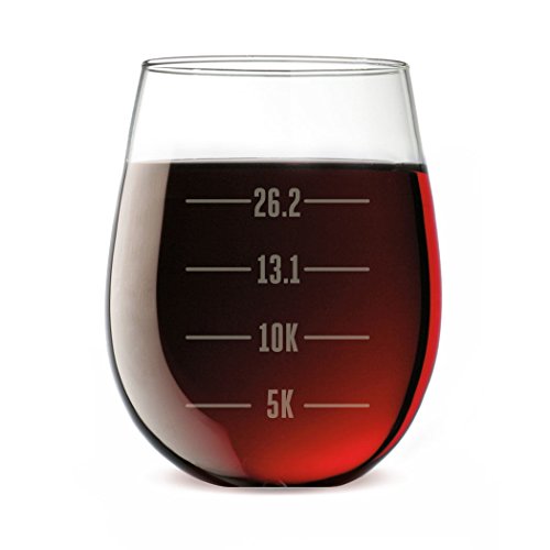 Product Cover Running Stemless Wine Glass Runner's Measurements