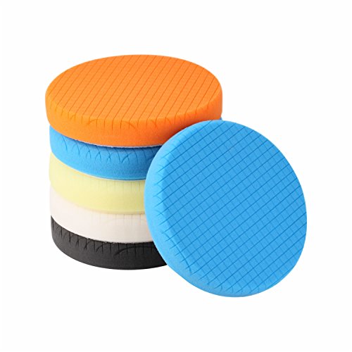 Product Cover SPTA 5Pcs 6inch (150mm) Buffing Pads Polishing Pads Polishing Grip Pad For Car Polisher Boat Polisher