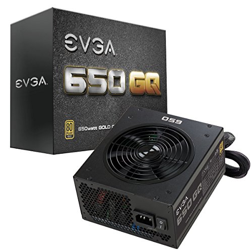 Product Cover EVGA 80+ Gold GQ 650W Semi-Modular Power Supply (Black)