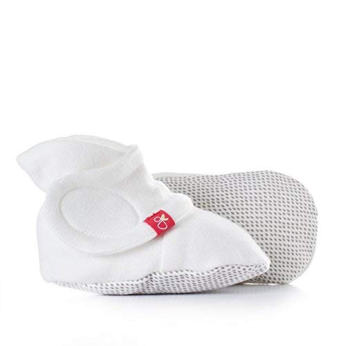 Product Cover goumikids goumiboots, Soft Stay On Booties Keeps Feet Warm and Adjusts to Fit as Baby Grows (Drops/Gray, 0-3 Months)