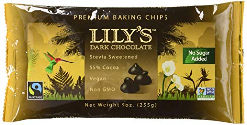 Product Cover Lily's Chocolate - All Natural Dark Chocolate Premium Baking Chips - 9 Oz (Pack of 3)