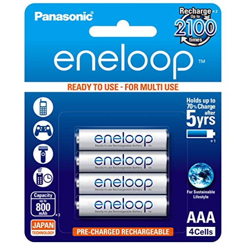 Product Cover Panasonic eneloop BK-4MCCE/4BN Rechargeable Battery - Pack of 4