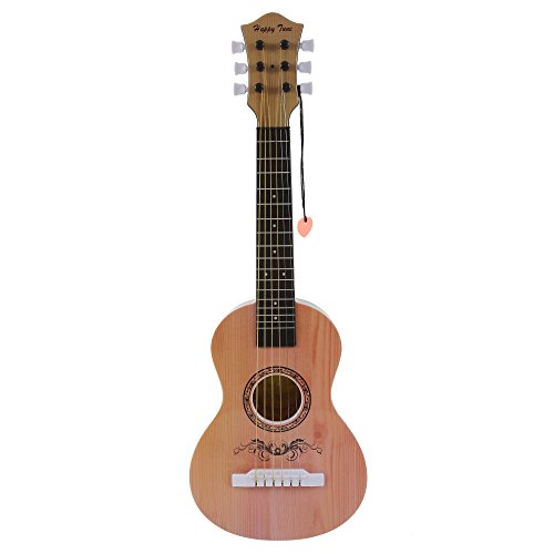 Product Cover Liberty Imports Happy Tune 6 String Acoustic Guitar Toy for Kids with Vibrant Sounds and Tunable Strings (Natural)