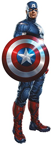 Product Cover Marvel Superheroes Comic - The Avengers - Captain America Giant Wall Decal Sticker