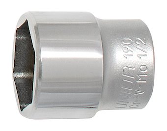 Product Cover Unior Chamferless Suspension Top Cap Socket, 26mm, Chrome