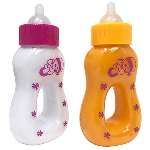 Product Cover The New York Doll Collection Magic Juice & Milk Bottle Set for Baby Dolls