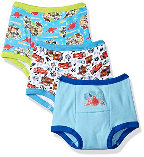 Product Cover Disney Boys' Cars Toy Story Nemo 3 Pack Training Pant