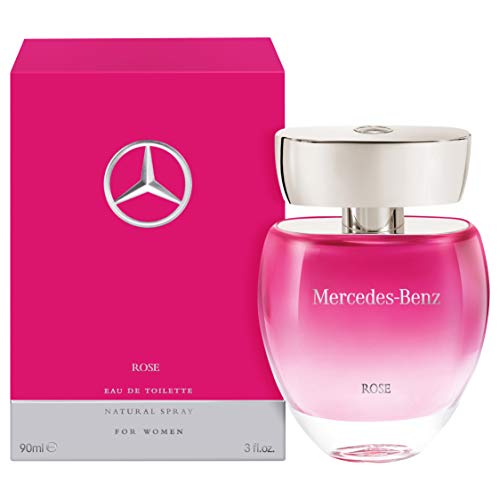 Product Cover Mercedes Benz | Rose | Eau de Toilette | Spray for Women | Floral Fruity Scent | 3 oz