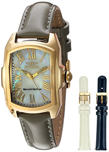 Product Cover Invicta Lady Baby Lupah Interchangeable Set - Gold Plated - Mother of Pearl Dial - (Model 20457)