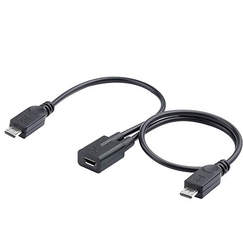 Product Cover Electop Micro USB Female to 2 Micro USB Male Splitter Cable