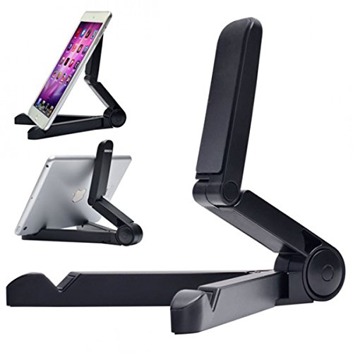 Product Cover Generic Multi-Angle Portable & Universal Stand 7-10 inch Black Cradle for Tablets
