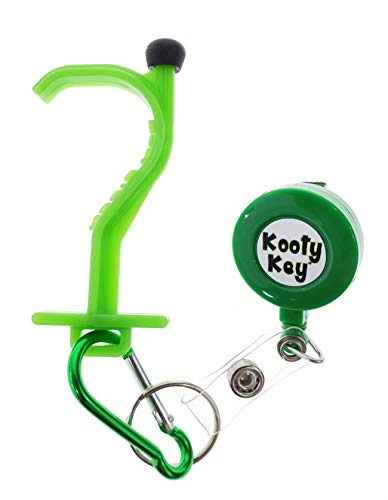 Product Cover Kooty Key Germ Utility Tool- Avoid Touching Bacteria Ridden Surfaces- Carabiner Included (Colors May Vary)