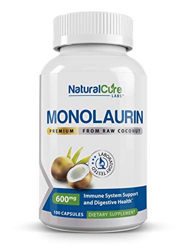 Product Cover Natural Cure Labs Premium Monolaurin - 600mg, 100 Capsules