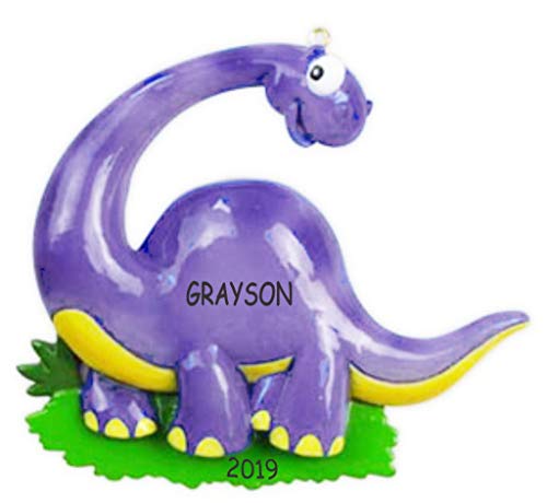 Product Cover DIBSIES Personalization Station Personalized Dinosaur Christmas Ornament (Brontosaurus)