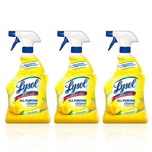 Product Cover Lysol All Purpose Cleaner Spray, Lemon Breeze 32 oz (Pack of 3)