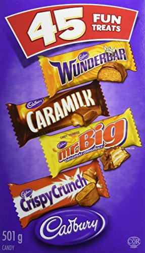 Product Cover Cadbury Fun Treats Chocolate, 45 Count