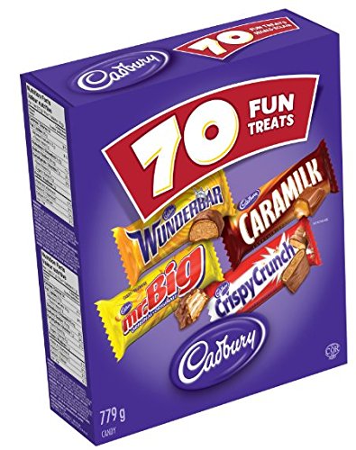 Product Cover Cadbury Fun Treats Chocolate, 70 Count