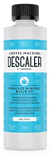 Product Cover Impresa Products Descaler/Descaling Solution for Keurig, Nespresso, and All Coffee/Espresso Machines