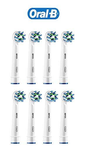 Product Cover Oral-B Cross Action Electric Toothbrush Replacement Brush Heads Refill, 8 Count