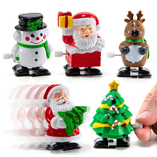 Product Cover Prextex Christmas Wind up Stocking Stuffers- Santas and Snowmen Wind up Stocking Stuffers