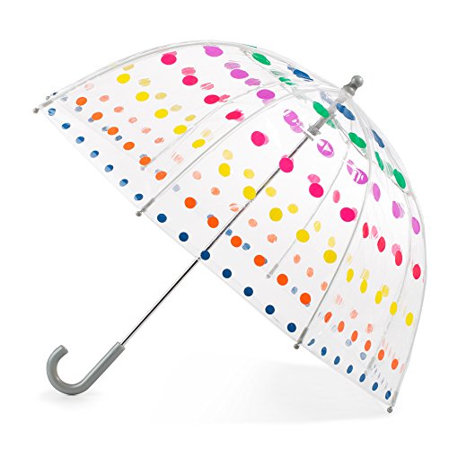 Product Cover Totes by Totes Kid's Clear Bubble Umbrella Umbrella, Dots