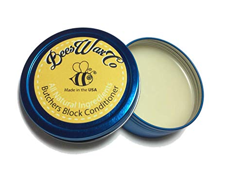 Product Cover Beeswax Wood and Butchers Block Conditioner, Cleaner and Protector Wax. Renew Cutting Boards, Woods, Bamboo, Wooden Surfaces. All Natural. Works Great on Leather.