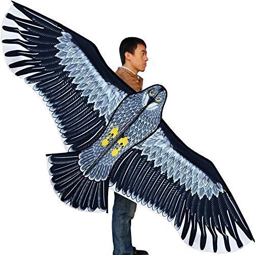 Product Cover HENGDA KITE-Strong Eagles!Huge Beginner Eagle Kites for Kids and Adults.74-Inch