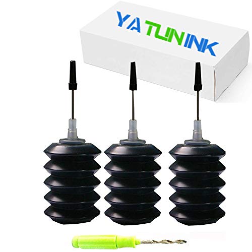 Product Cover YATUNINK Refill Ink Refill Kit 30ml Replacement for Canon PG-245XL Cl-246XL Refill Ink Kit Work with PIXMA MG2520 MG2920 MG2922 MG2924 MG2420 MG2522 MG2525 MG3020 MG2555 MX490 MX492 Printer(3x30ML BK)