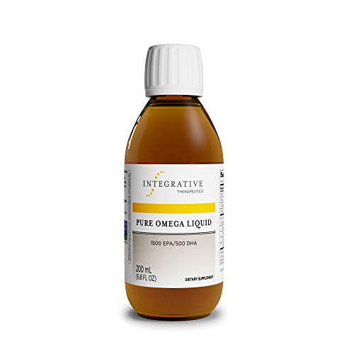 Product Cover Integrative Therapeutics - Pure Omega Liquid Fish Oil - Natural Lemon Flavor - 2300 mg Omega 3 Fatty Acids with EPA and DHA - Wild Fish Oil - No Fishy Burp Back - 6.8 fl oz