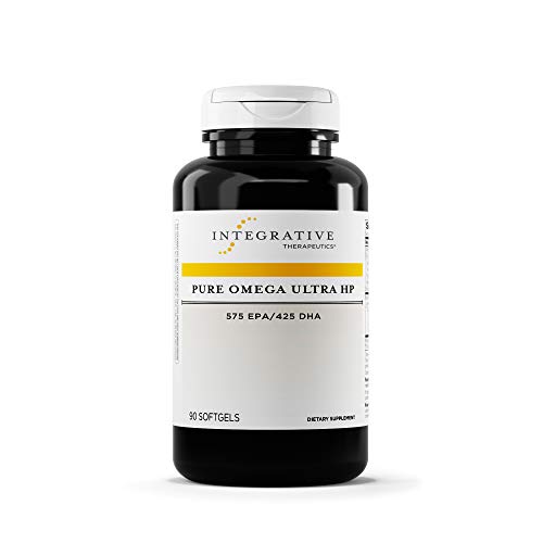 Product Cover Integrative Therapeutics - Pure Omega Ultra HP Fish Oil Softgels - 1085 mg Omega 3 Fatty Acids with EPA and DHA - Wild Fish Oil - No Fishy Burp Back - Sustainably Sourced - 90 Count