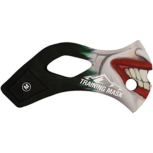 Product Cover Training Mask 2.0 [Accessory Sleeves] Dark Invade, Insane, Jokester, Splatter and other character sleeves for the Workout Mask, Running Mask, Elevation Training Mask (Medium, Multi-colored)