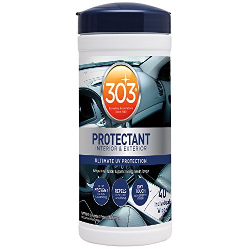 Product Cover 303 UV Protectant Wipes for vinyl, rubber, plastic, tires and finished leather, 40 ct.