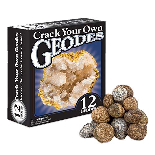 Product Cover Crack Your Own Geodes - 12 Amazing Crystal Filled Rocks!
