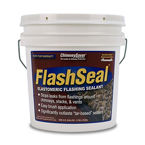 Product Cover Chimney Saver Flash Seal Sealant 1 Gallon (Black) (Fabric Not Included)