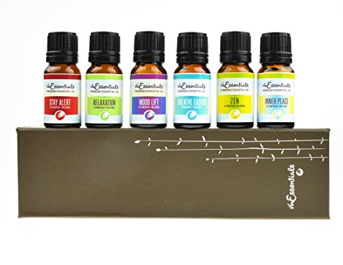 Product Cover Synergy Blend Aromatherapy Essential Oil Gift Set 100% Pure Therapeutic Grade 6SB
