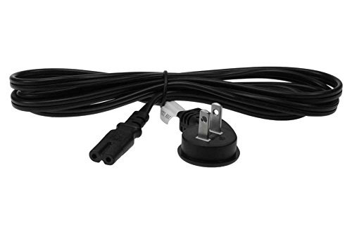 Product Cover SF Cable 3ft Ultra Low Profile Angle Non-Polarized Power Cord NEMA 1-15P to IEC320 C7 18/2 AWG
