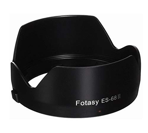 Product Cover Fotasy Dedicated Flower Bayonet Lens Hood for Canon EF 50mm f/1.8 STM Lens, Canon 50mm 1.8 STM Lens Hood, Replacement of Canon ES-68 II Lens Hood