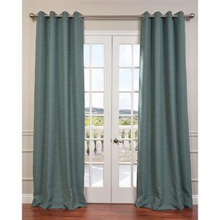 Product Cover Gorgeous Home *DIFFERENT SOLID COLORS & SIZES* (#72) 1 PANEL SOLID THERMAL FOAM LINED BLACKOUT HEAVY THICK WINDOW CURTAIN DRAPES BRONZE GROMMETS (TEAL BLUE, 84